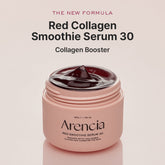 Arencia Overnight Red Smoothie Face Mask Serum, Glowing & Soothing with 30% red collagen, Niacinamide, Peptide, Vitamin E